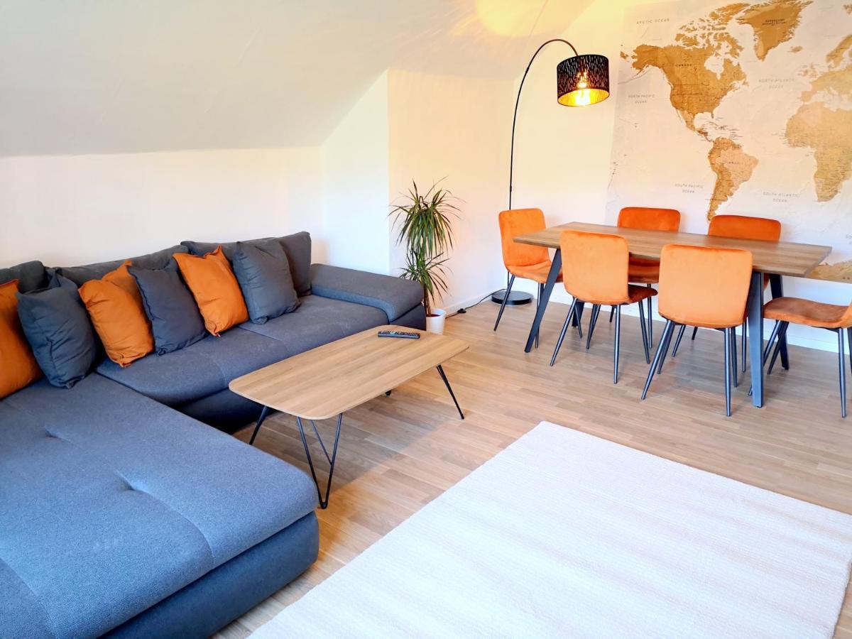 Family-Apartment Mit Balkon, Kueche, Parkplatz & Waschmaschine اوفنبرغ المظهر الخارجي الصورة